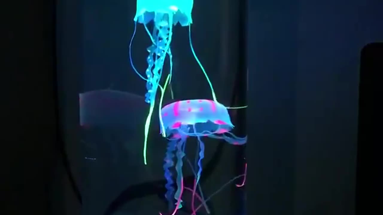 Color Changing Jellyfish Lamp Usb/Battery Powered Table Night Light