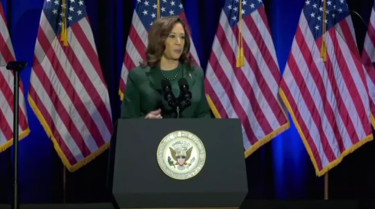 WATCH: Kamala Harris Writes God Out of Declaration