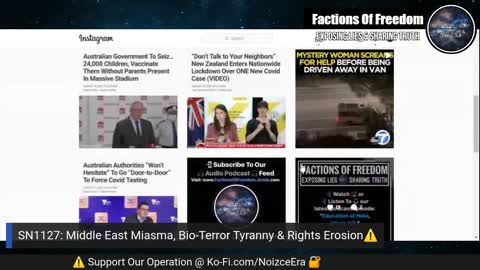 SN1127: Middle East Miasma, Bio-Terror Tyranny & Rights Erosion | Factions Of Freedom