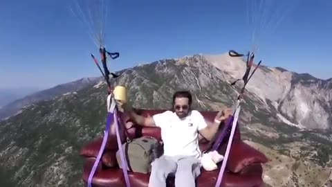 Enjoyment in air😂