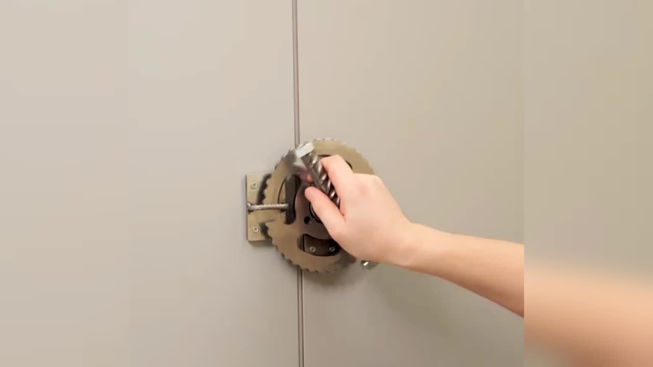 Turn old gear into stunning door latch