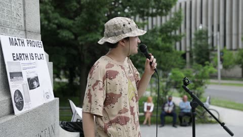 Flat Earth public presentation - Queen's Park, Toronto