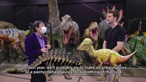 ATTACKED BY A T.REX IN A DINOSAUR WAREHOUSE