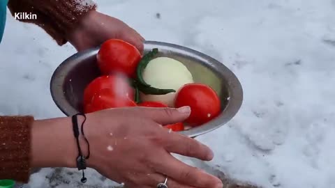 "A Snowy Day in the Coldest Village in Afghanistan"