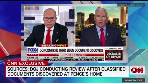 Classified Documents Found in Former VP Pence Indiana Home