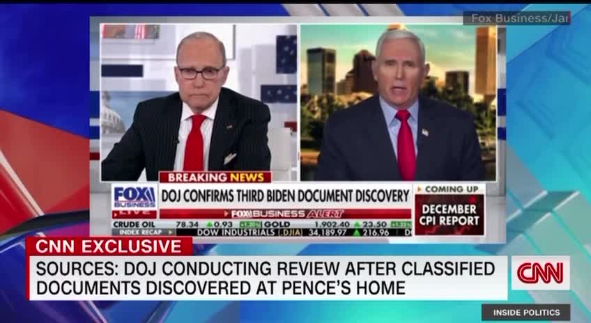 Classified Documents Found in Former VP Pence Indiana Home