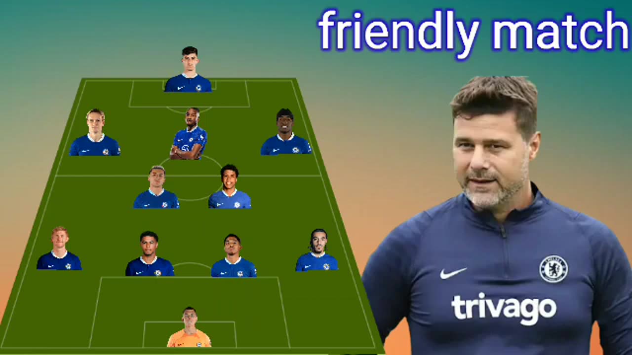 Chelsea Vs Wrexham ~ Prediction Line Up Friendly Match 2023 With Mauricio Pochettino