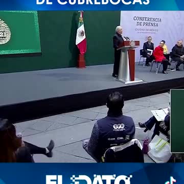AMLO DESCARTA USO OBLIGATORIO DE CUBREBOCAS - MEXICO