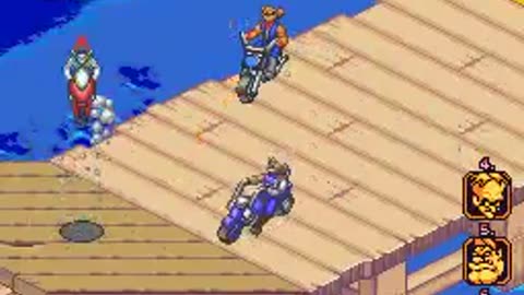 Biker Mice From Mars -super nintendo - Super Hard - Battle Mode/moto ratones