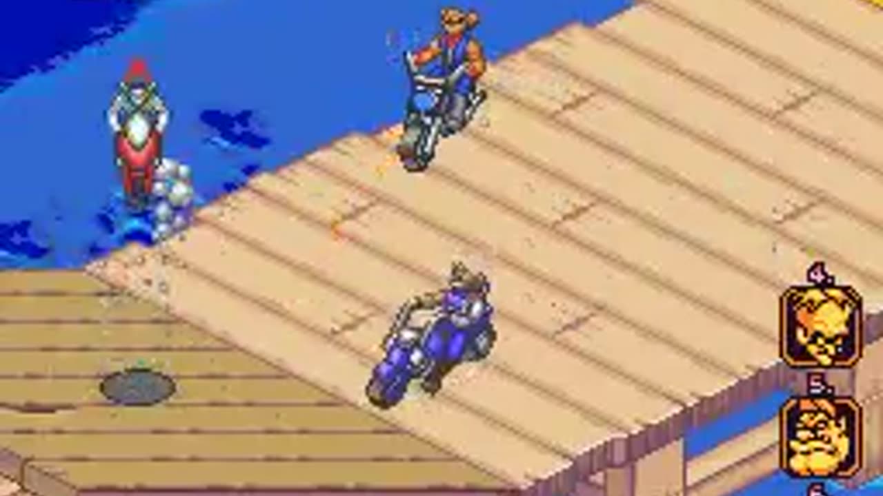 Biker Mice From Mars -super nintendo - Super Hard - Battle Mode/moto ratones