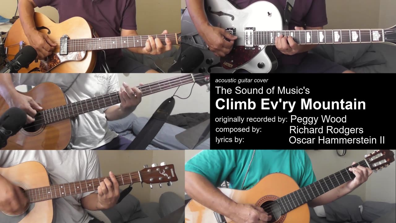 Guitar Learning Journey: "Climb Ev'ry Mountain" cover - vocals