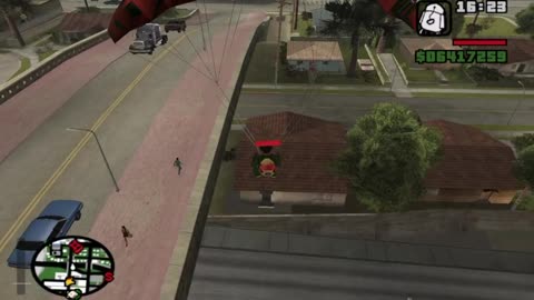 EVIL CJ KILLS PEOPLE AND FLIES ON HIS CAR