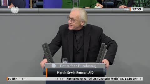 Martin Erwin Renner Rede vom 16.12.2022 - Deutsche Welle