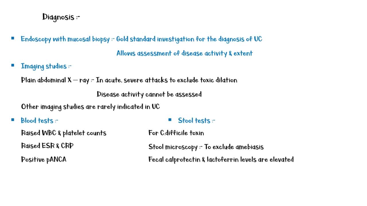 Ulcerative Colitis _Causes, Risk Factors, Pathogenesis, Clinical Presentation, Diagnosis & Treatment