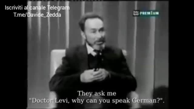 ⚠️ 1975, Primo Levi : Dove c'è UN fascismo e discriminazione, ci sono i lager ⚠️