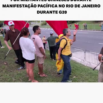 Brasileiros perseguidos por chineses militantes pró-Partido Comunista Chinês (PCCh)