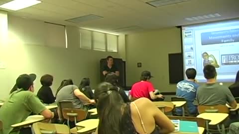 Professor loses his cool