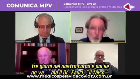 Dr. Rubens AMARAL: "Non reazioni "avverse", ma "a favore" di un piano genocida mondiale"