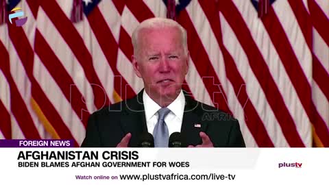 Biden Blames Afghan Government For Woes