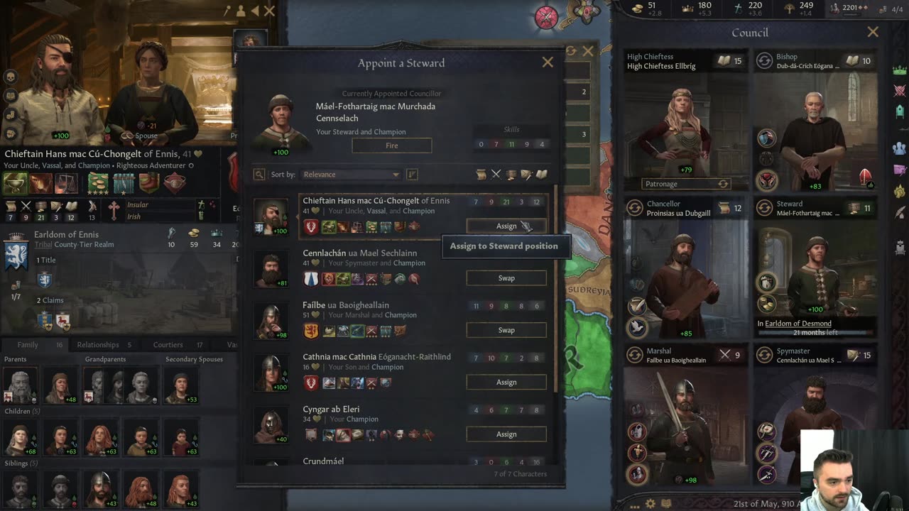 Issac is an Idiot - Part 6 - Crusader Kings 3 Gameplay - Desmond Playthrough