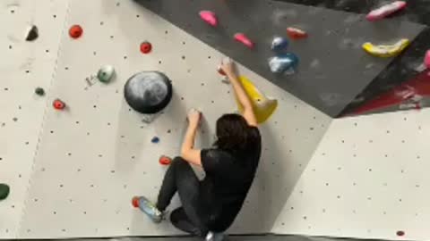 V3 bouldering! Great workout!