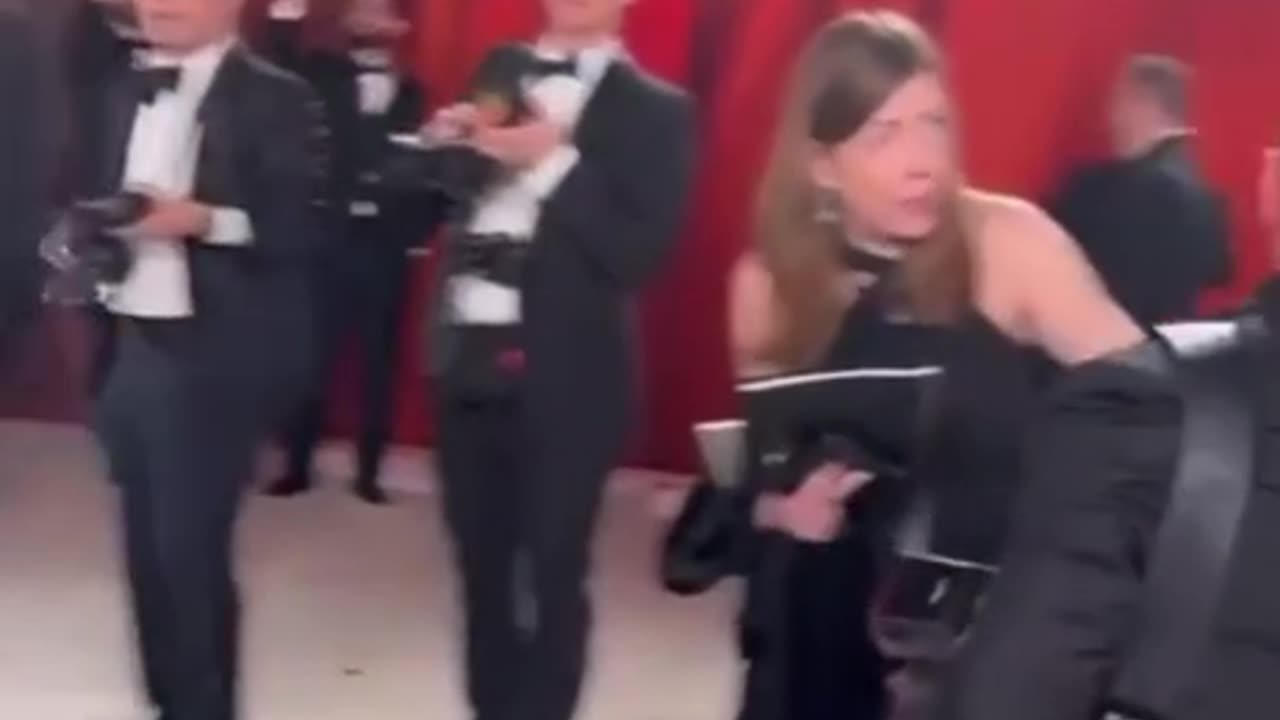 day ago Lady Gaga Looks Appalled After She Gets an Ass Pat at Oscars While Wearing Ass-less Dress