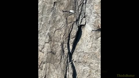CHP releases training footage of a possible cliff rescue at Yosemite Valley