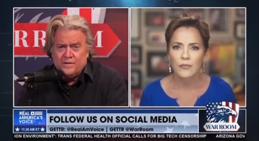 Kari Lake Joins Bannon’s War Room To Discuss End Of Title 42 And Katie Hobbs’ Stolen Election