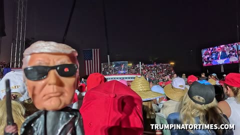 Trumpchella Trump Coachella Rally - Audience size