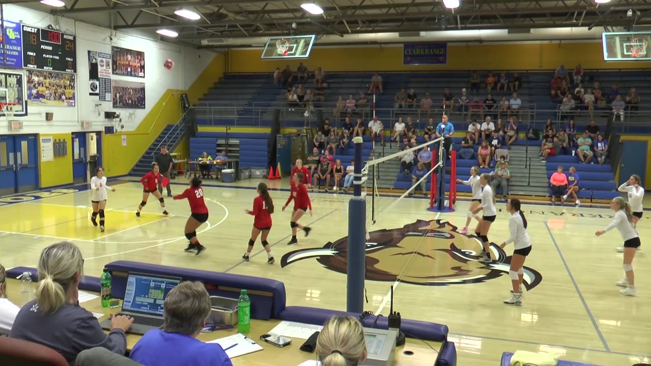 Clarkrange Highschool Volleyball Game 8/27/24