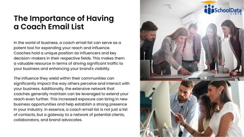 Transform Your Business With the Best Coach Email List