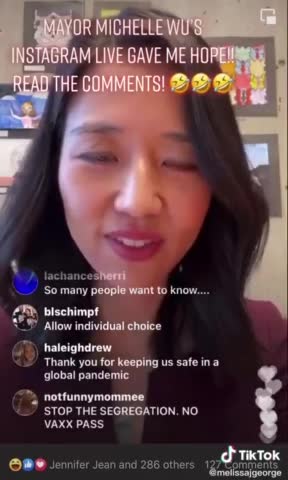 Boston's Mayor Instantly Regrets Asking For Feedback On Her Live Video, Panic Sets In