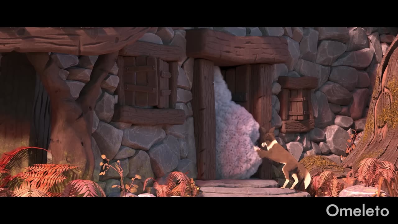 A Loyal dog help his Master