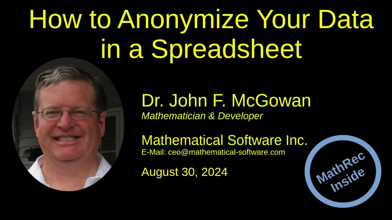 How to Anonymize Your Data in a Spreadsheet