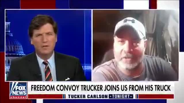 Trucker comes out in support of the convoy, watch interview with one of the convoy organizers