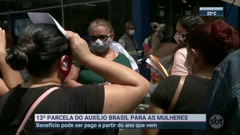 Governo antecipa pagamento do Auxílio Brasil em outubro | SBT Brasil (04/10/22)