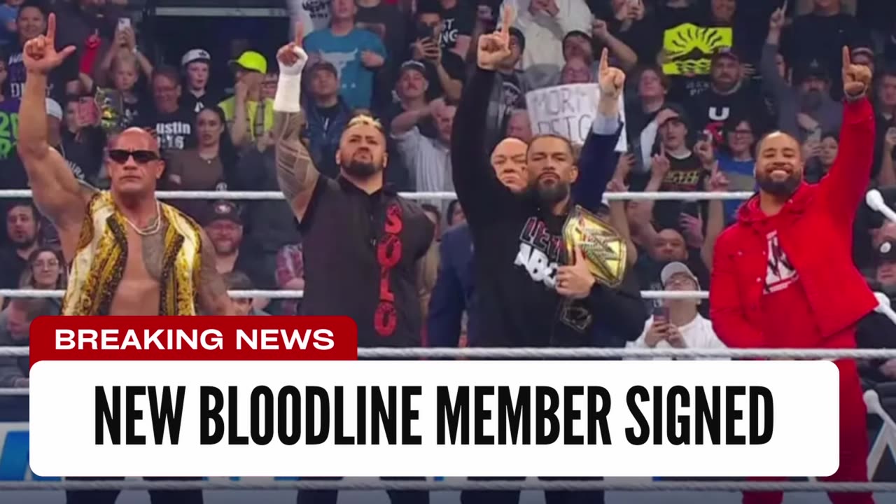 WWE Signs Another Bloodline Member