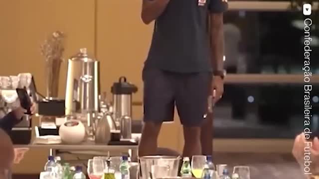 Neymar's Seleção is having a lot of fun at the World Cup!