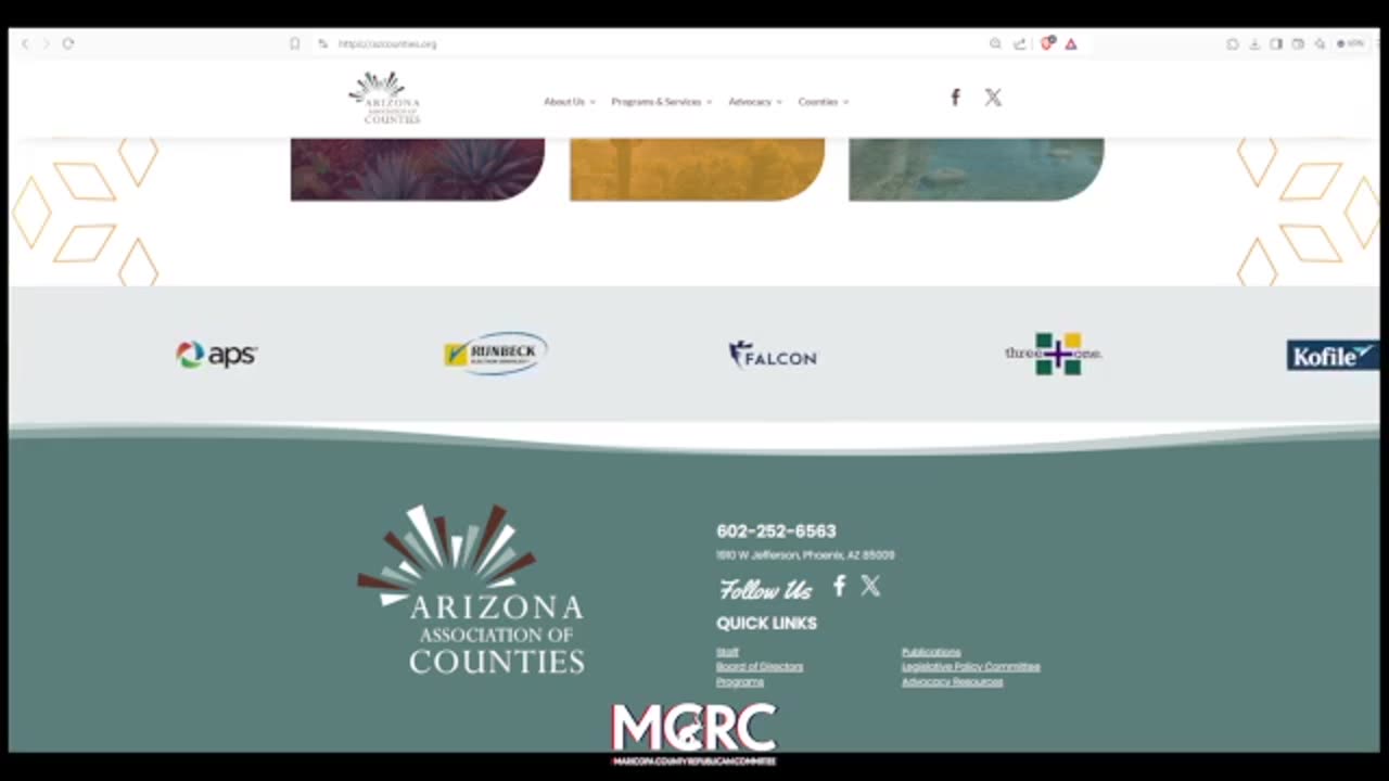 ARIZONA ASSOCIATION OF COUNTIES: HERE TO SERVE WHOM?