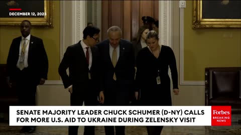 'If We Lose, Putin Wins'- Schumer Urges More Ukraine Aid Amidst Zelensky Visit