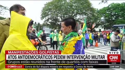 Manifestação golpista: Atos antidemocráticos pedem intervenção militar | LIVE CNN