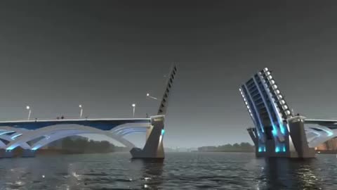 The first drawbridge in 40 years is being built in St. Petersburg 🌁