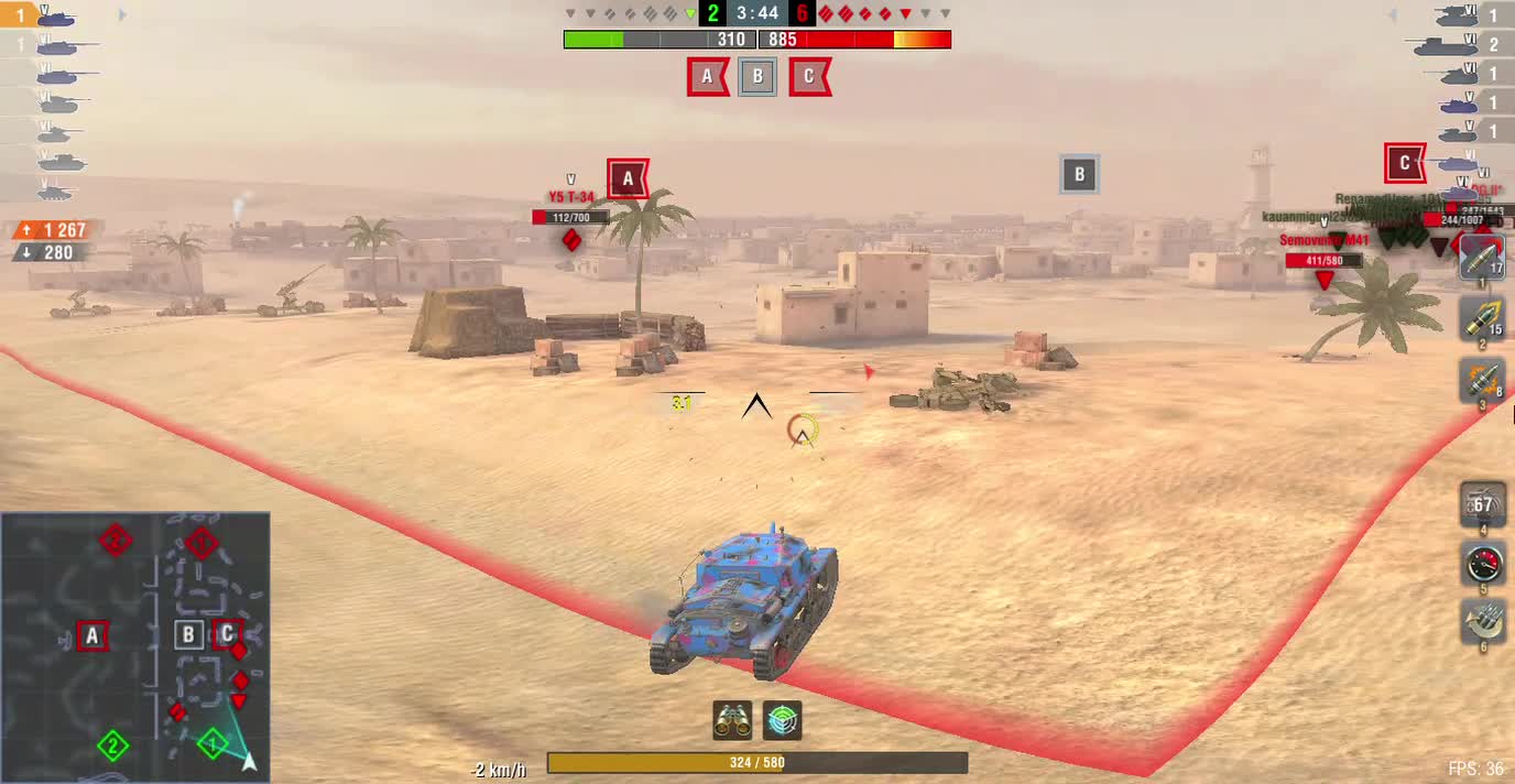 World of Tanks Blitz - Supremacy - Semovente M41