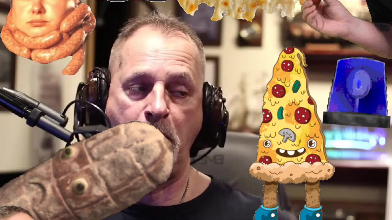 Cheese Pizza Sausage Party - His Own Words Exposing his BS on Live Podcast