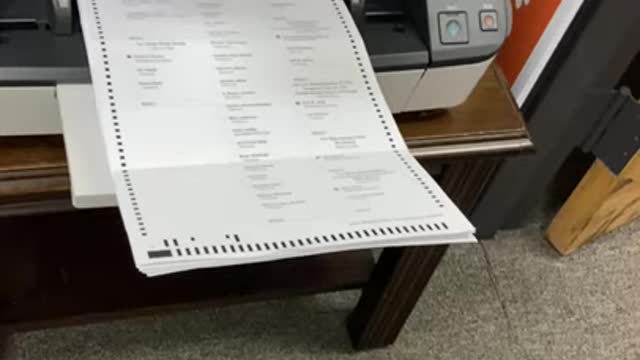 Dominion Voting Machine Flaws -- 2020 Election Coffee County, Georgia Video 1