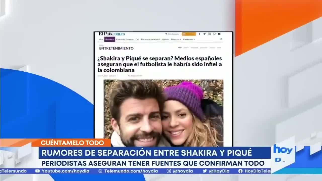 Shakira y Piqué estarían enfrentando una crisis de pareja