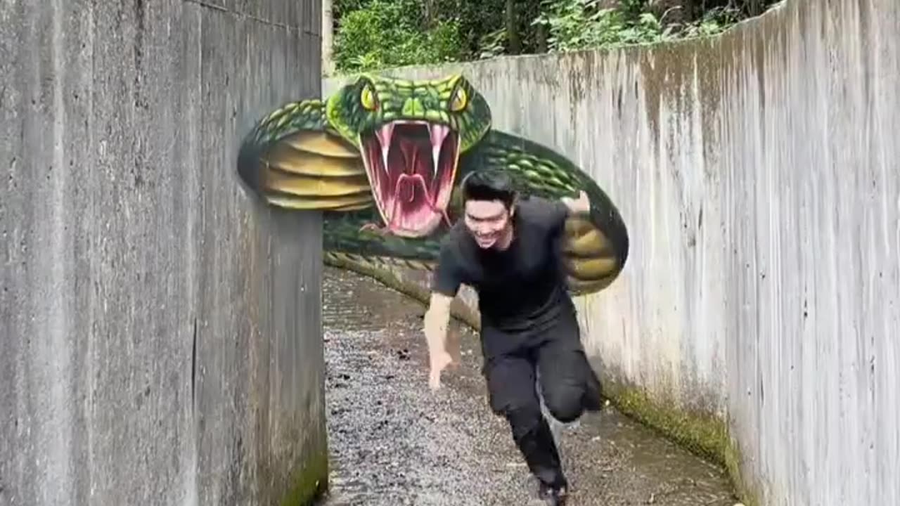 🐍 Attack of a huge snake I would like to ask you to pay 🐾