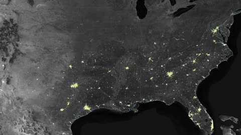 Nasa sees holiday lights from space