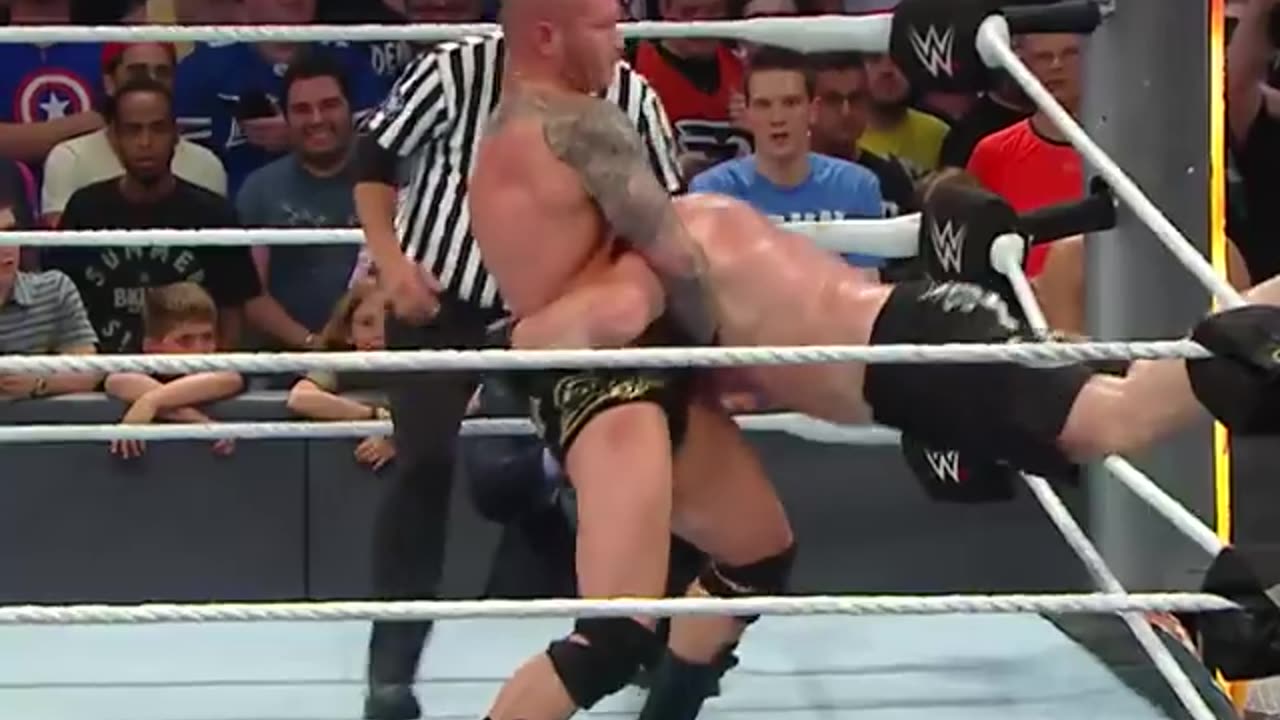 Randy orton vs brok lesner fight