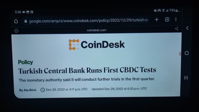 TURKISH CENTRAL BANK AND CBDC- GMSUKTHEENDISNIGH2